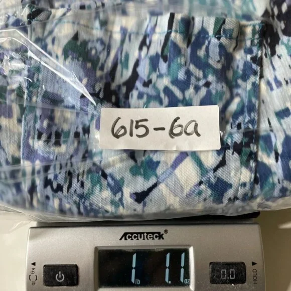 Nine West Womens Multicolor Mid Rise Abstract Print Chrystie Capri Pants Size 14 - Picture 10 of 10